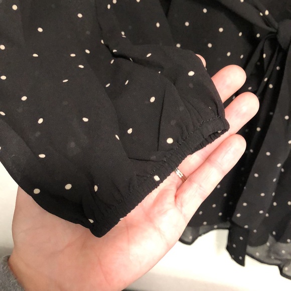 NWT HYFVE black and white polka dot dress! Size M - Picture 5 of 7